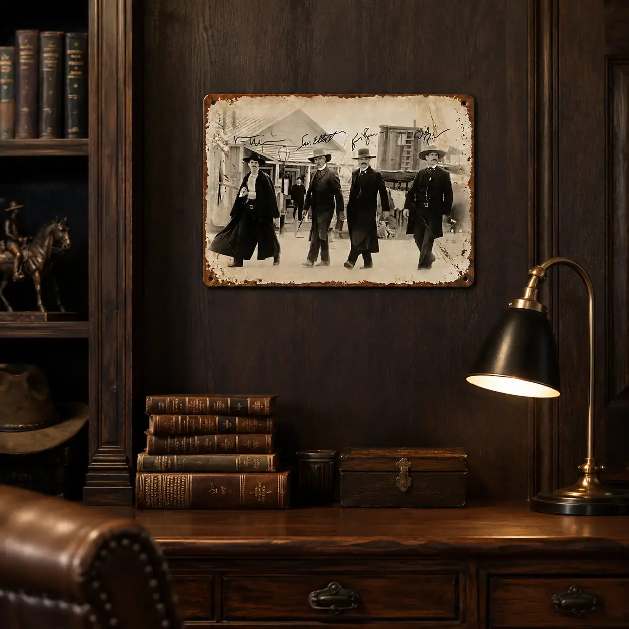Doc Holliday Wyatt Earp Western Movie Wall Art Sign 8*12in