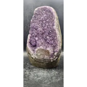 XXL amethyst cut base free form! 6.5 inches tall, 4.3" wide, 3.13 pounds!