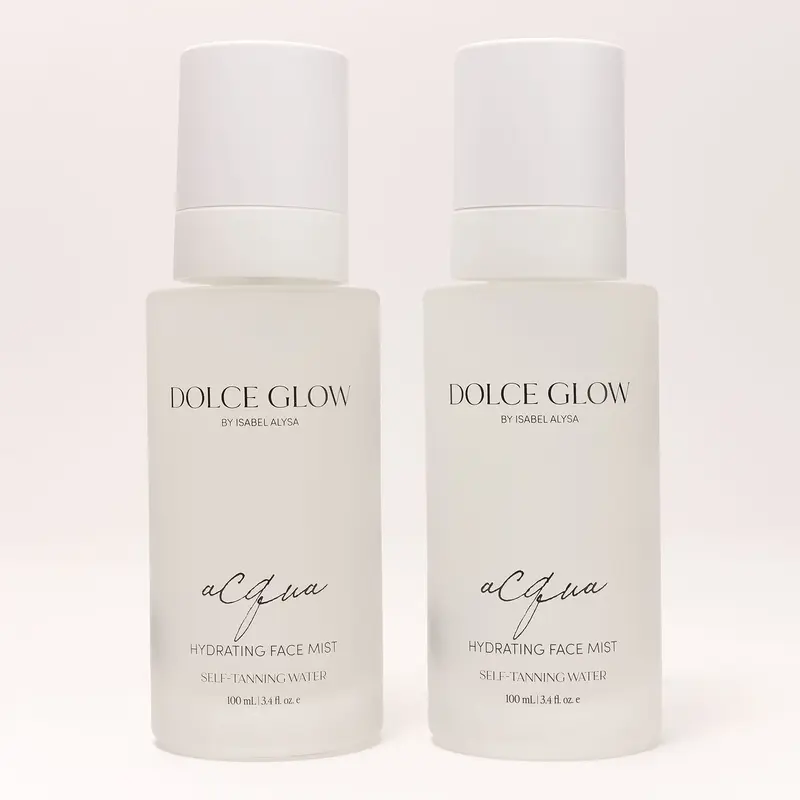 Dolce Glow Acqua Hydrating Self-Tanning Face Mist Duo