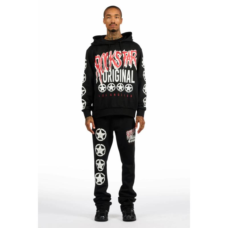 Wizzurd Black Stacked Track Set