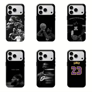 L-LeBron J-James-Themed Phone Case — Exclusively for Basketball Fans. Compatible with iPhone 11–17 Pro Max/Plus Series and Samsung Galaxy S23– Series. Features a dual-layer, integrated, drop-resistant design for comprehensive, all-around protection.