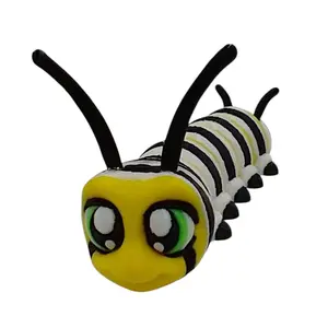 Monarch Caterpillar 3D Printed Articulating Figurine