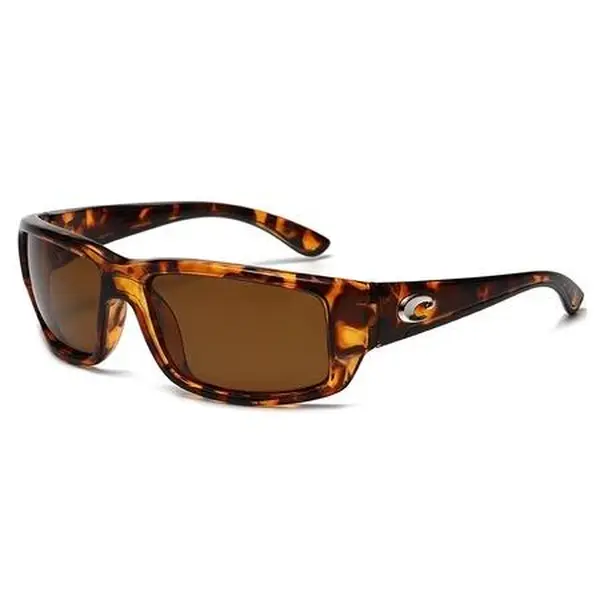 Costa Del Mar Fantail 580P Polarized Sunglasses – Matte Black Frame, UV400 Polarized Sports Sunglasses for Fishing, Boating, Driving, Hiking, Running & Outdoor Activities