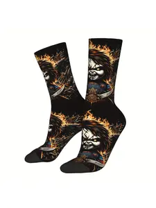 Chu  Sock Printed for Man Polyester