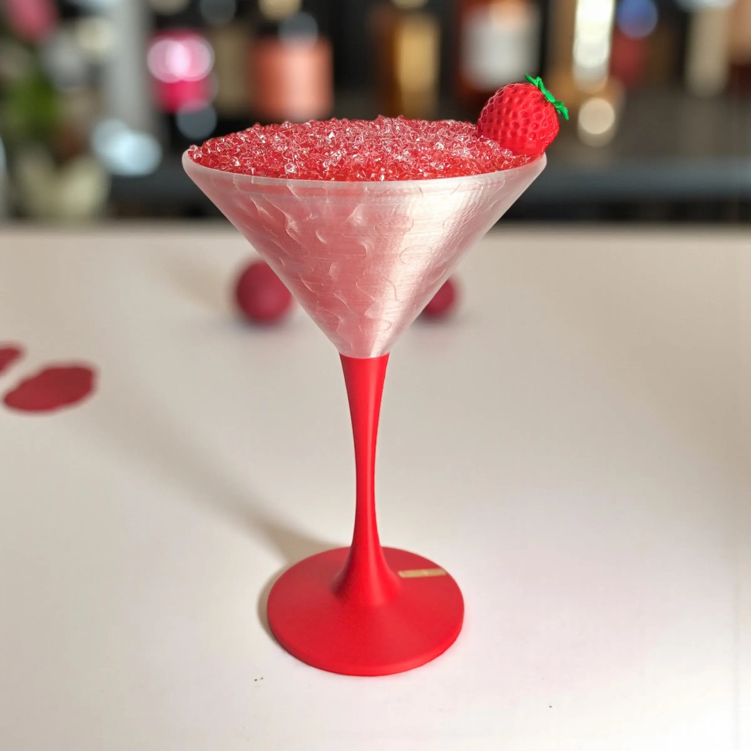 Red Margarita Centerpiece Decor