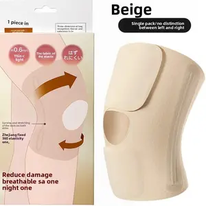 0.6mm Thin Breathable Knee Sleeve - Durable, Skin-Friendly Spring Support Knee Protector for Running, Meniscus Support | Sports & Outdoor Protective Gear, Tactical Accessory Compression Protection