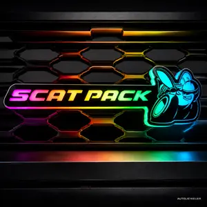 Scat Pack LED Grille Emblem (RGB Flow Series)