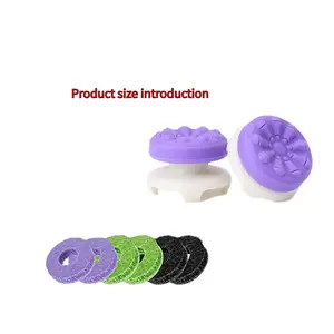 6-Pack Silicone Aim Assist Rings for Ps4/ps5, Xbox & Switch Pro Accessories, Enhanced Grip Precision Control, Bonus Performance Thumbsticks Included