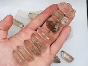 Raw Citrine Points ||  Polished Tip Citrine Crystal Points || Citrine Crystal Wands || Pick your size