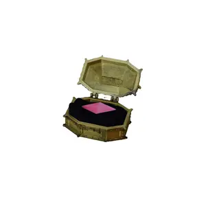 Stone of Barenziah - Skyrim Merchandise Decor Pad - The Elder Scrolls V: Skyrim 3D Printed Replica with Red/Pink Filament Aura Effect