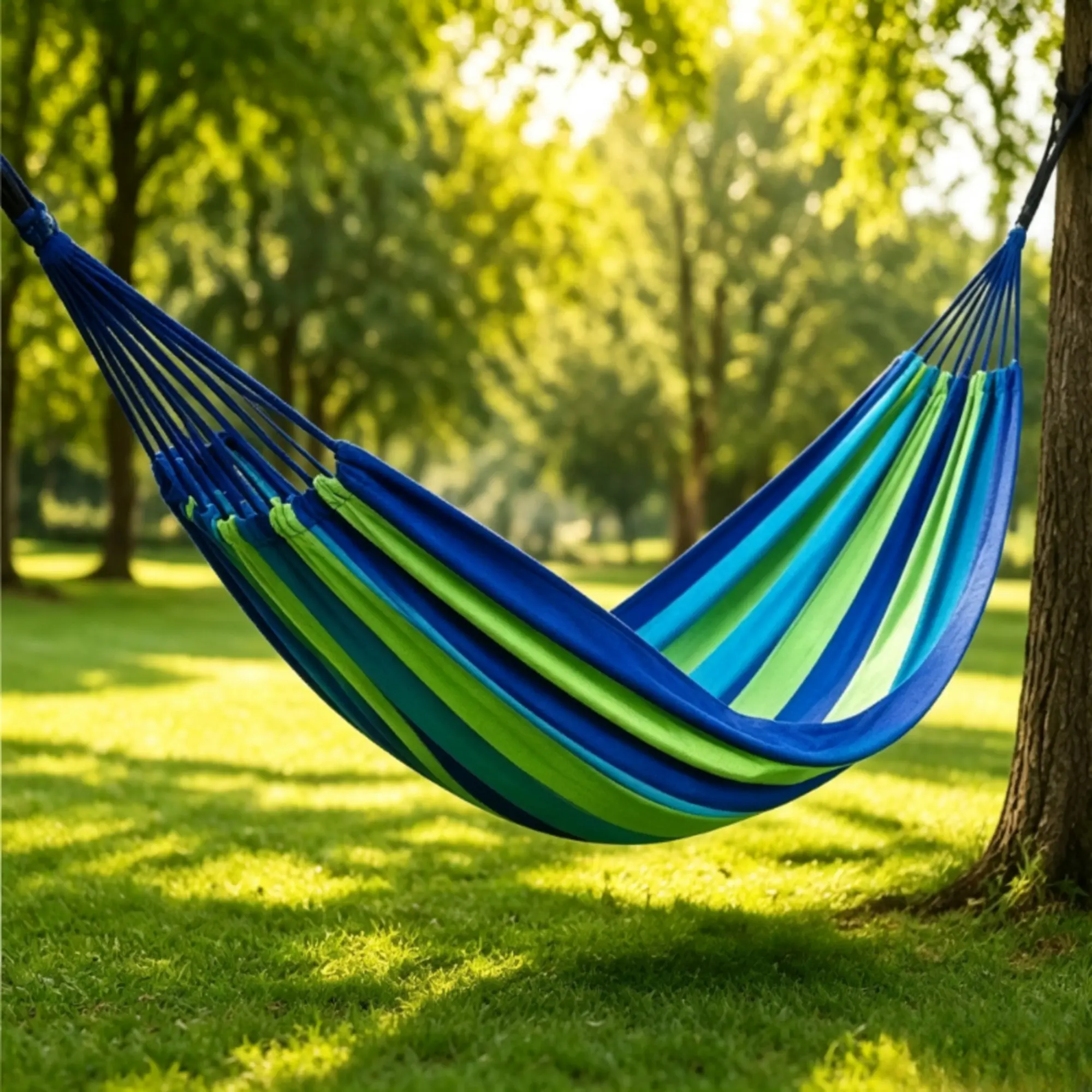 Single Small Hanging Hammock, 200 lbs Weight Capacity, with Hanging Ropes & Storage Bag