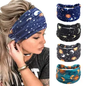 Stylish Boho Fabric Head Wraps | Comfortable Sweat Wicking Headbands for Active Lifestyle