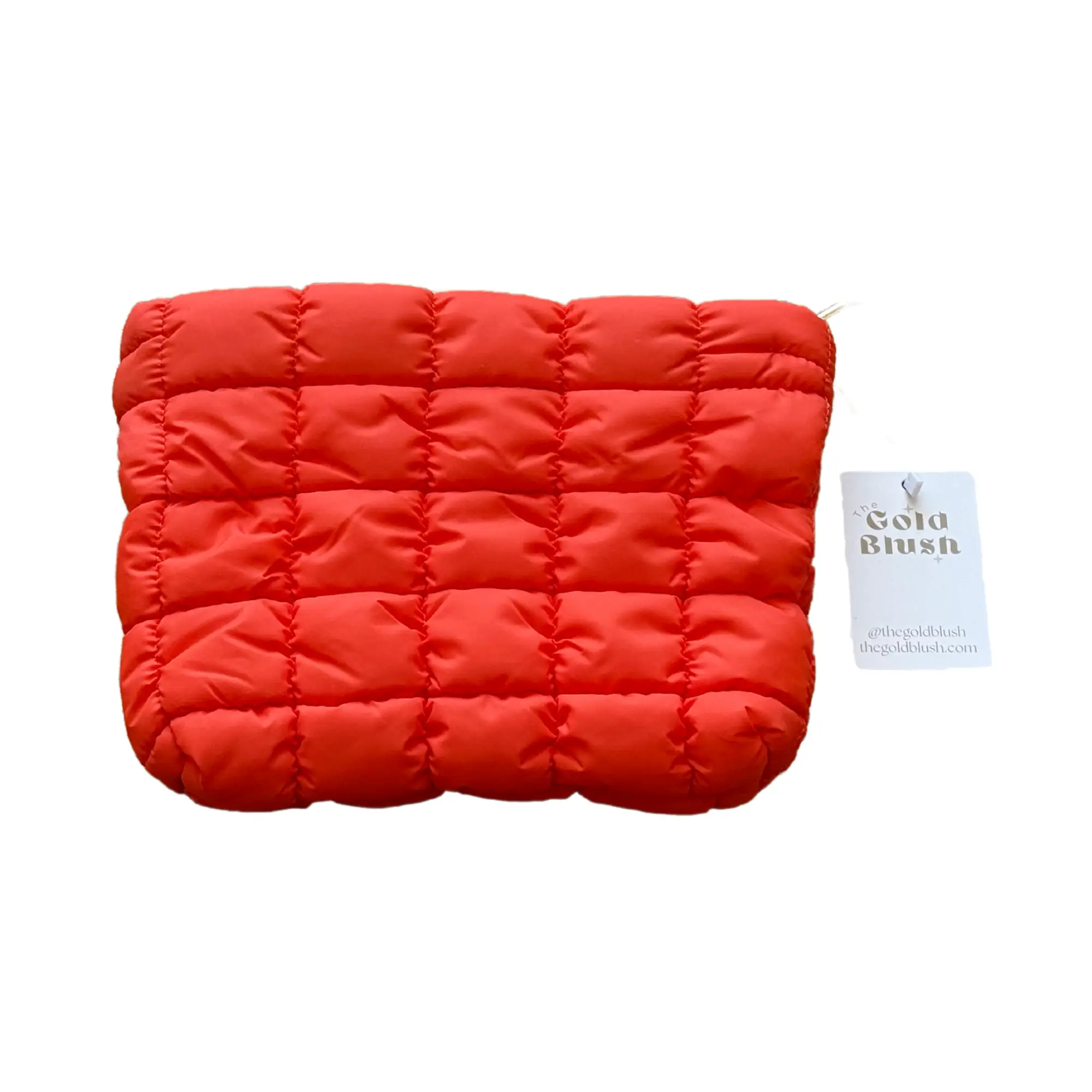 Nylon Puffer Pouch - Cosmetic Bag, Organizer for Tech and More travel makeup