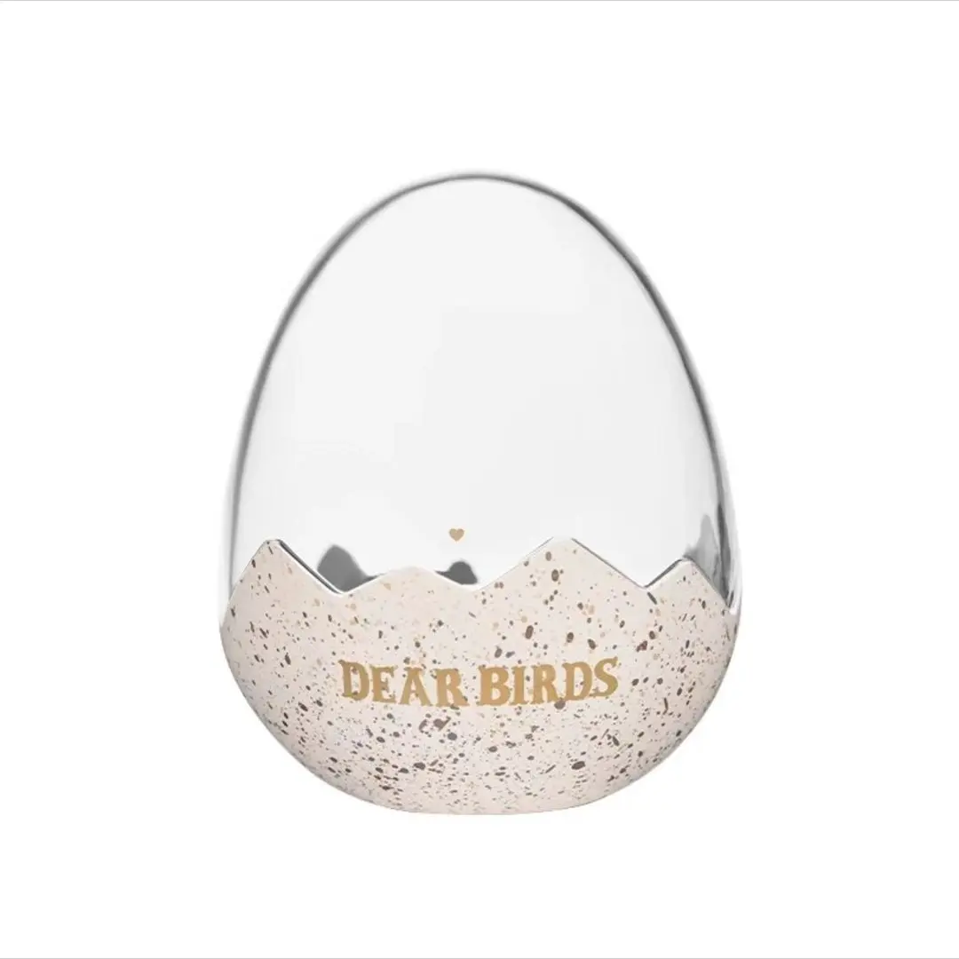Dear Birds series-Egg-shaped Plush Display Case