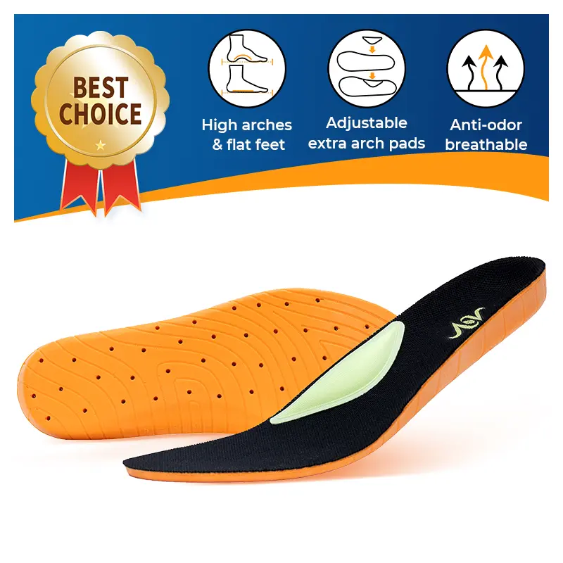 AOV 2026  Men & Women’s Memory Foam Arch Support Inserts - Sizes 6-11, Relieves Fatigue, All-Day Comfort，Reduces Foot/Leg Tiredness (For Men & Women) Foot Insole