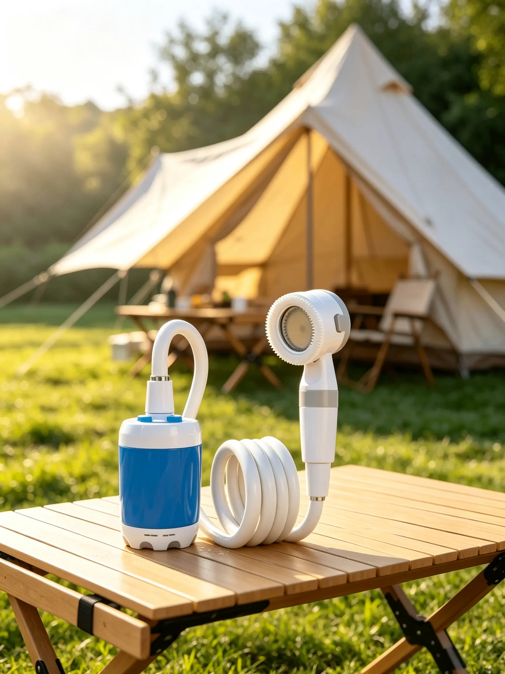 USB Rechargeable Portable Electric Shower Pump for Camping Outdoor Bathing