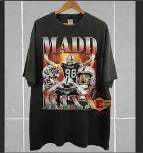 [Sale off up to 50%] MADD Maxx Crosby Vintage Shirt, Maxx Crosby Retro 90s Tshirt, Maxx Crosby Bootleg Tee, Graphic Streetwear T-shirt