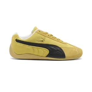 PUMA Womens Speedcat Lace Up Sneakers Shoes Casual - Yellow