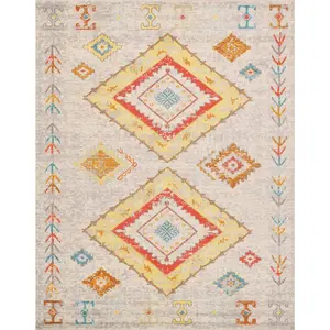 Canvello Modern Power Loom Area Rug- 2' 0" X 3' 0"