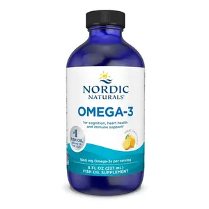 Nordic Naturals Omega-3 Lemon - Cognition, Heart Health, and Immune Support 8 Oz