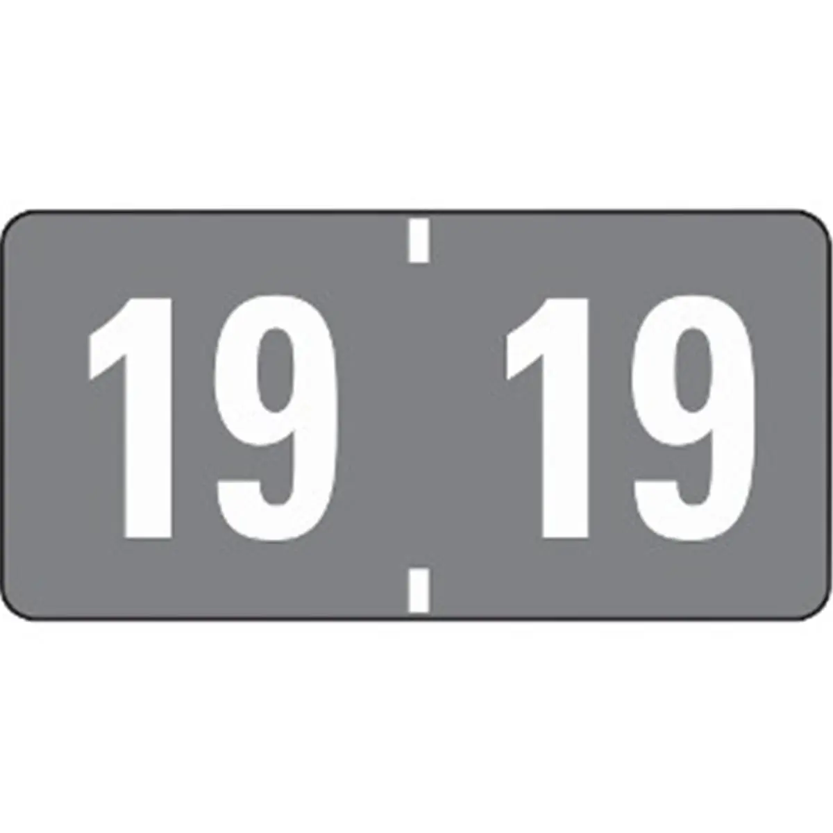 212 MAIN Gray End-Tab Laminate-Coated Rectangular Wraparound Bar Labels (Scored Height, 0.25 lbs, 500 Per Roll) - Easy to Use for End-Tab Systems & Workplace, Replacement for Smead Manufacturing Etyj 2019 Model