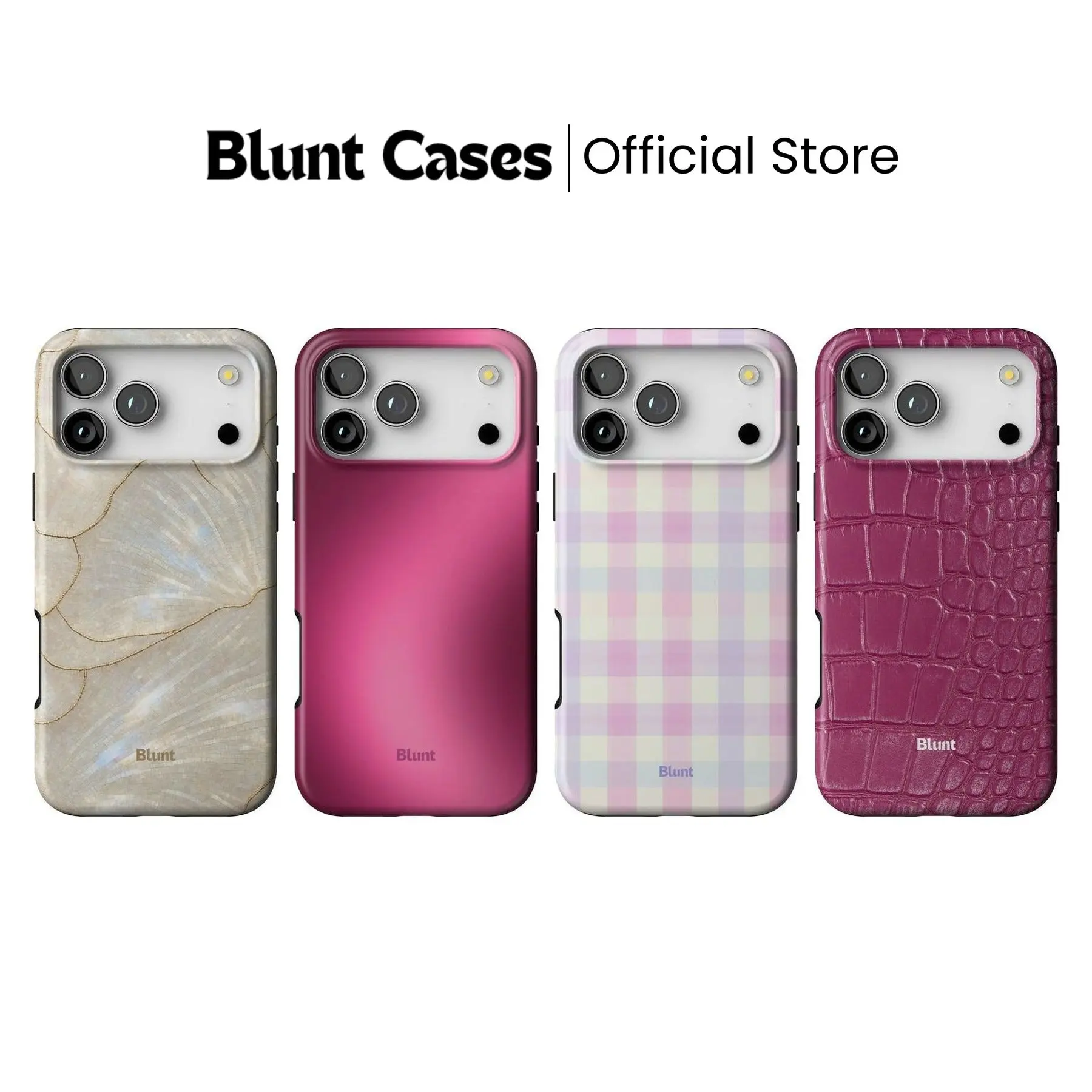 Pink Perfection iPhone Case 4-Set