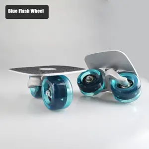 Skateboarding shoes, roller skating shoes, roller skating road drifting skateboard, portable split skateboard, equipped with anti slip aluminum alloy plate, steel bracket, widened PU tires, high-quality bearings