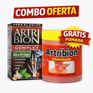 Artribion Complex con Ajo y Ortiga con una pomade de artribion gratis