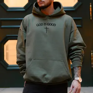 God Is Good Christian Hoodie - Sweatshirt, Christian Sweatshirt, Christian Apparel, Christian Clothing, Jesus Hoodie, Gift for Men, Full Size, Full Color
