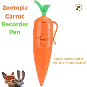 Zootopia 2 Judy Hopps Smart Voice Recorder Anime Creativity Ballpoint Pen for Boy Girl School Stationery with Sound Recording Function