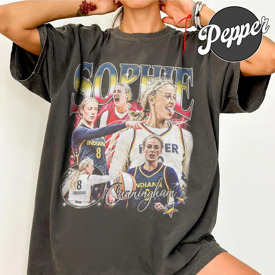 Sophie Cunningham Bootleg Indiana Women Basketball Shirt