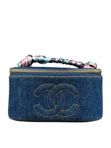 Pre-owned denim Shoulder Bags Chanel Vanity Case Handbag 1997