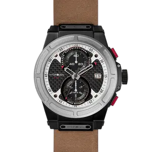 Otto Chrono Silver Black Nato by Hydrogen Watch