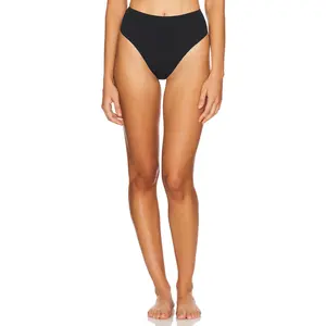 fleur du mal Le Stretch Multi Fit Micro High Waist Brief in Black