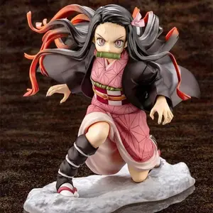 Kamado Nezuko Action Figure Anime Demon Slayer PVC Figurines Kimetsu no Yaiba Model Kits Manga Garage Kits GK Toys Ornaments
