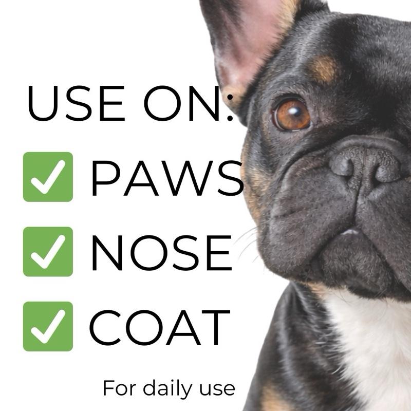 Chino Rio’s Bully Balm – Organic Shea Butter Paw, Nose & Coat Balm for Dogs (Safe for Humans) for itchy,dry skin,condition