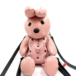 Pre-owned MCM AS SHOWN Clutches & Wristlets HZ 4477 Rabbit Shaped Leather Backpack 26.05.19
