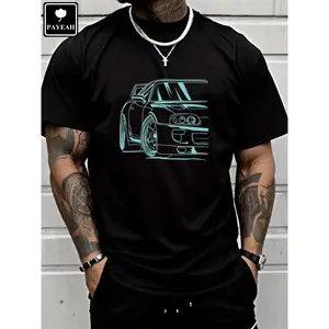 PAYEAH JDM Japanese Tuning Retro 90s Car Mechanic Racecar Long Sleeve T-Shirt 100%  Heavy Cotton T Shirt