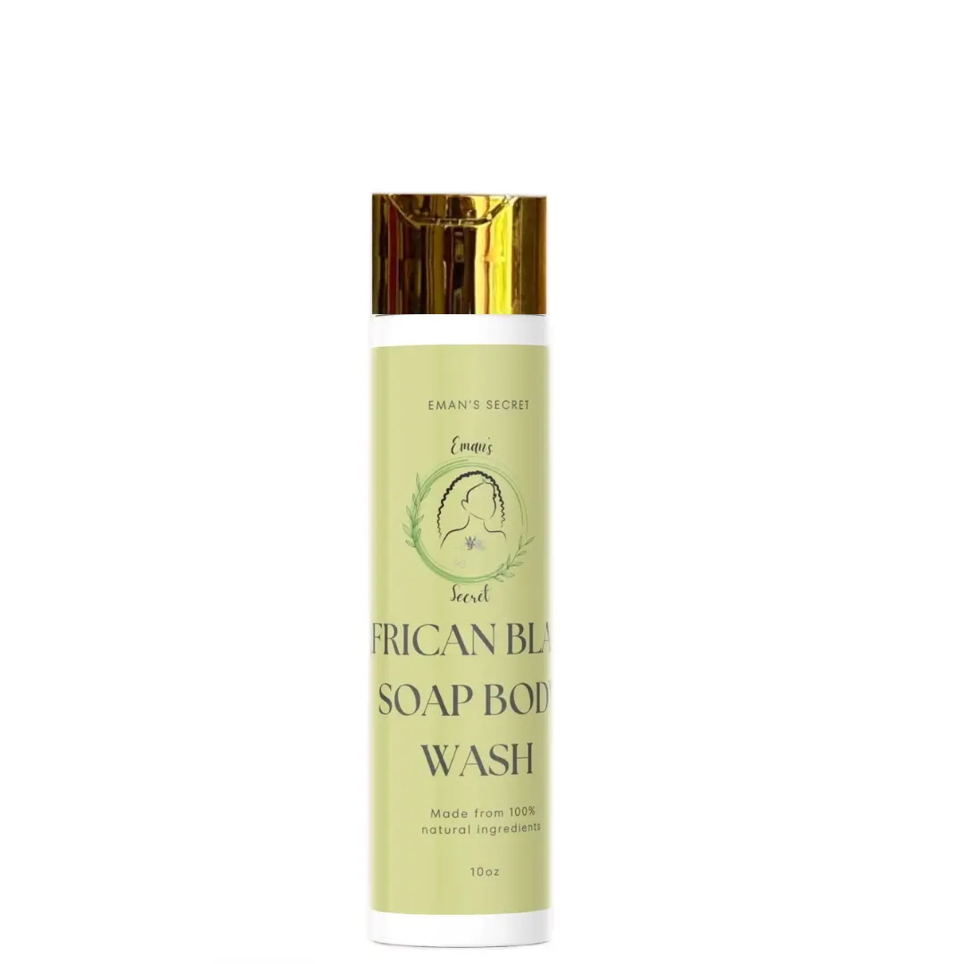 Eman's Secret African Black soap body wash for all skintypes