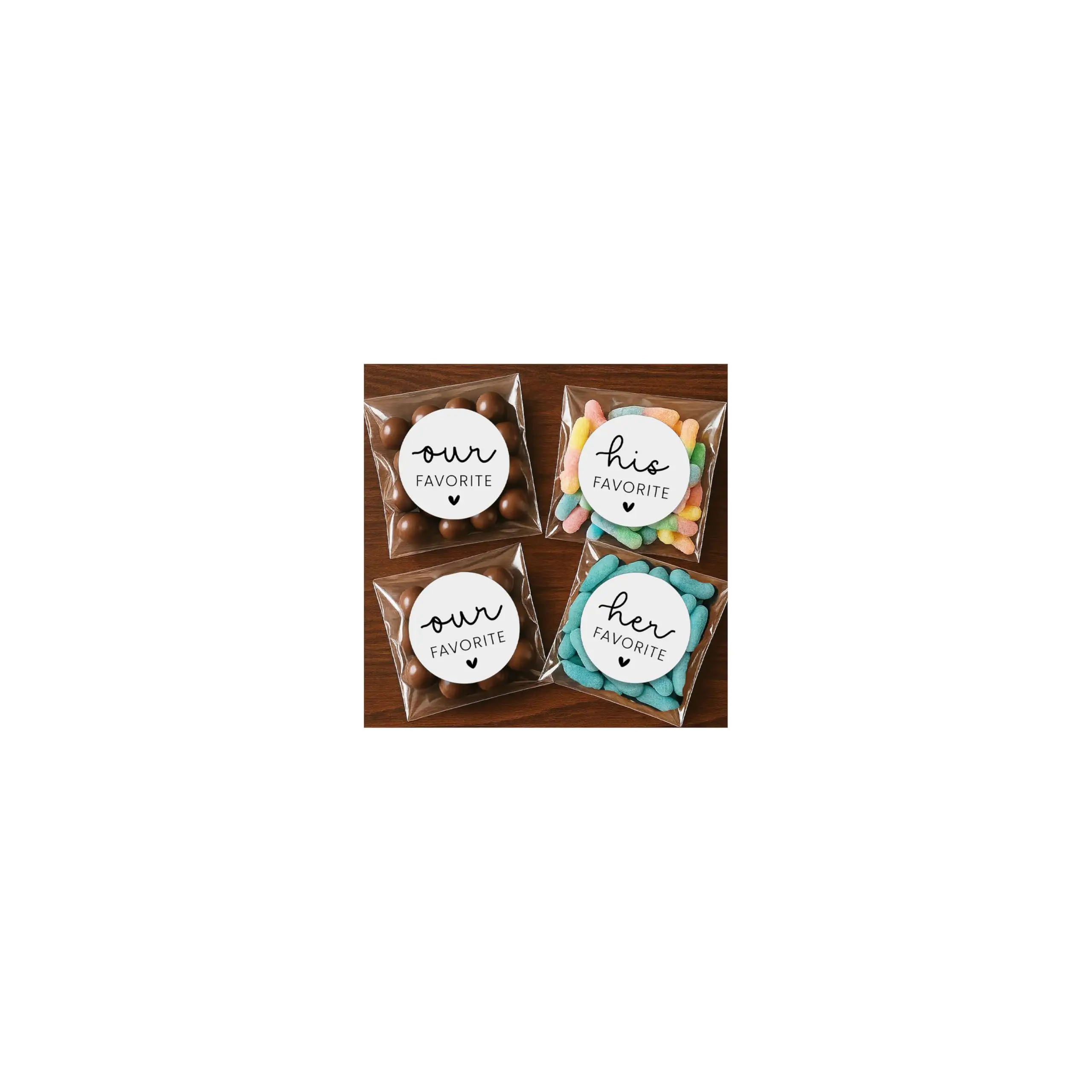 180pc 1.6in Round Personalized Wedding Favor Labels - 60 His, Her Designs, Elevate Your Wedding, Elegant Office Stationery Stickers for Labeling, Lasting Impression