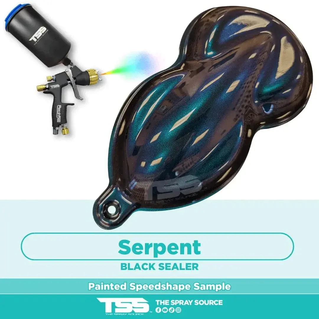 Serpent Painted Sample (Black Ground Coat)