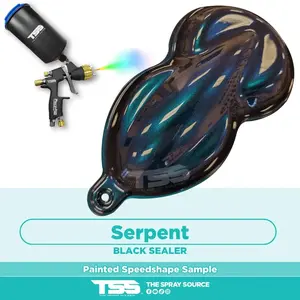 Serpent Painted Sample (Black Ground Coat)