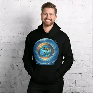 WATERWORLD Flat Earth Unisex Hoodie Hooded Sweatshirt