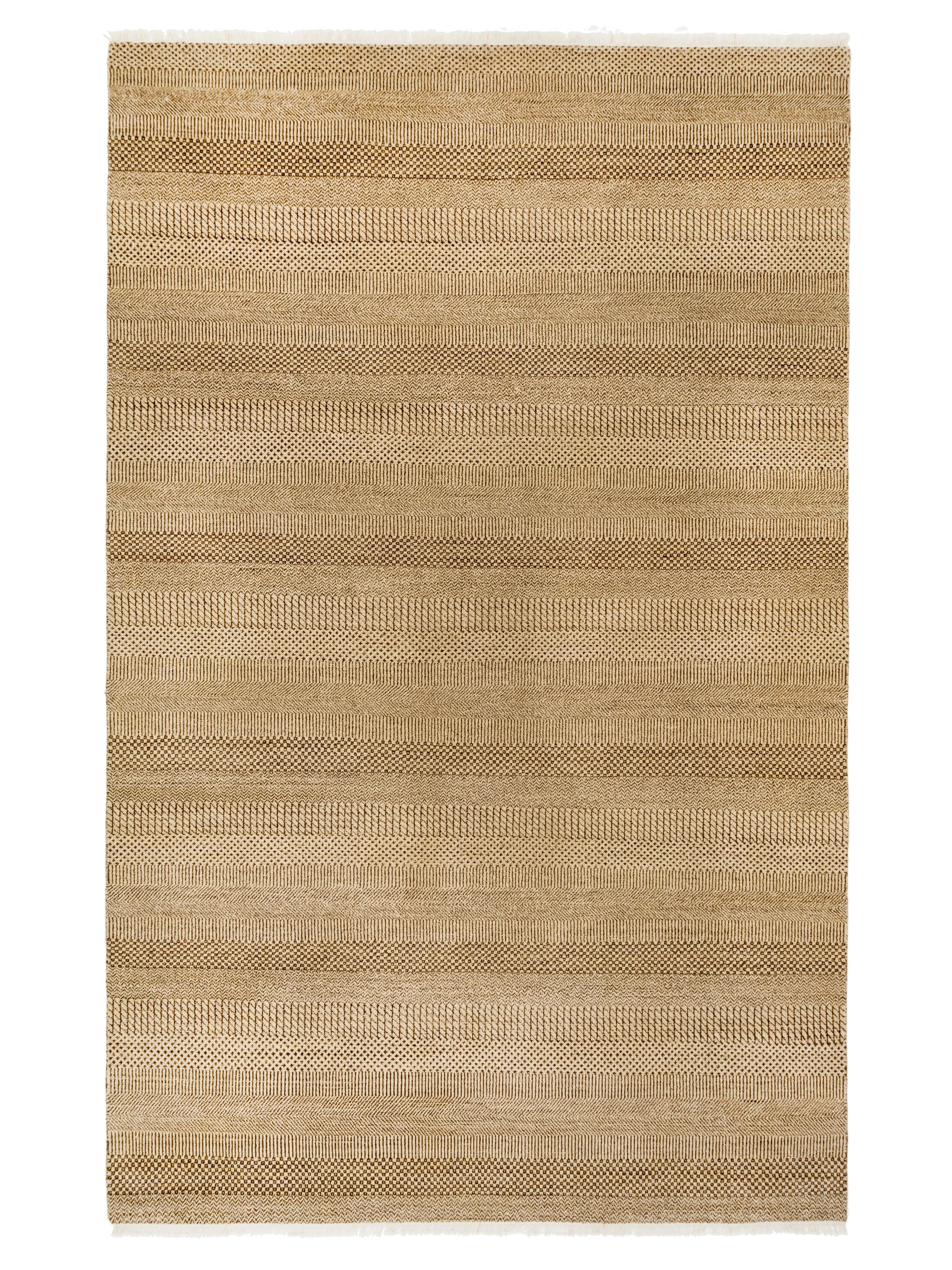576 - Gold Modern Indian Rug