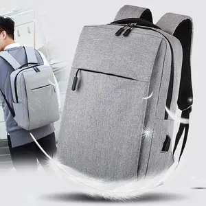 Men's Simple Backpack Laptop Bag, Large Capacity Casual Business Notebook Backpack, Stylish Dual Shoulder Computer Bag for Men, Durable