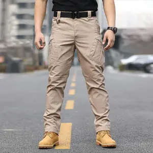 Ix9 Tactical Overalls Training Pants Commuter Wear-Resistant Scratch-Resistant Waterproof Pants Multi-Pocket Outdoor Four Seasons