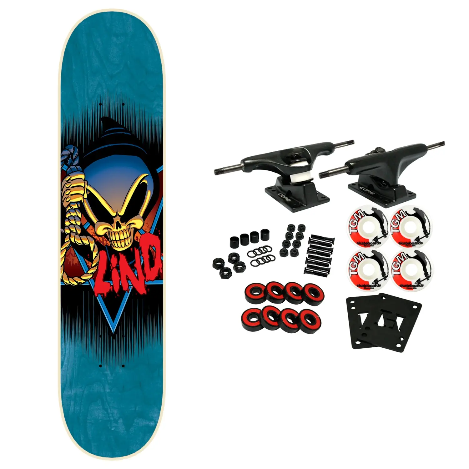 Blind Skateboard Complete Classic Noosegram Blue 8.5"
