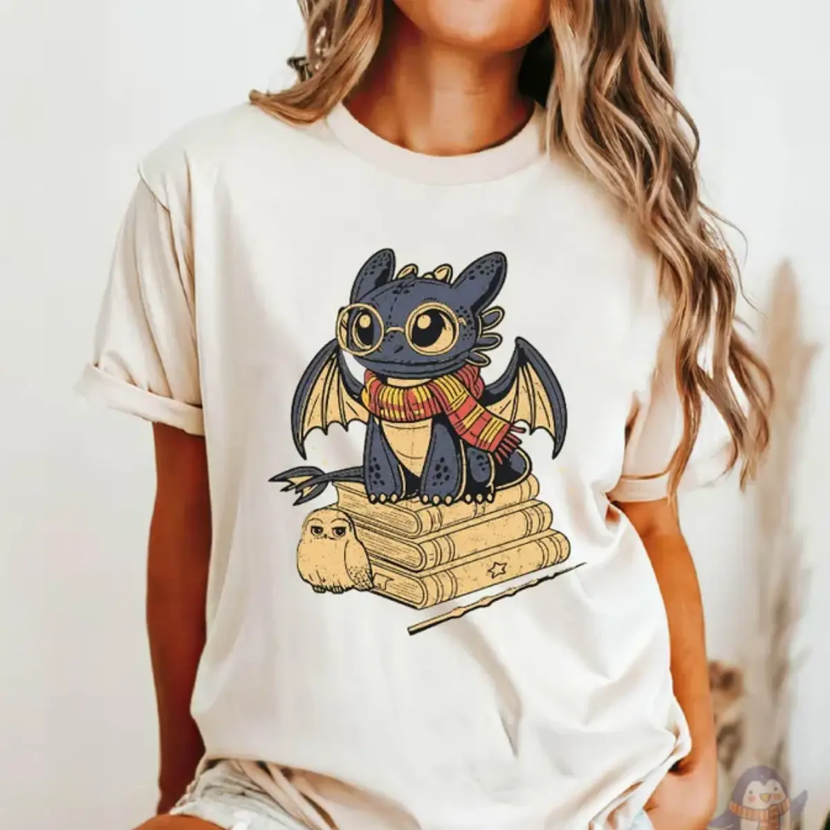Toothless Wizard Shirt, Magic Dragon Book Tee, Fantasy Dragon Shirt, Harry Dragon Fan Shirt, Cute Night Fury Gift Shirts, Kawaii Shirts
