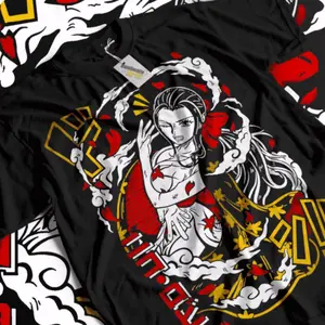 One Piece Anime T-shirt & Sweatshirt, Nico Robin Wano Yukata Arc Graphic Tee, Vintage Oversized Unisex Streetwear, Manga Gifts for Him Her