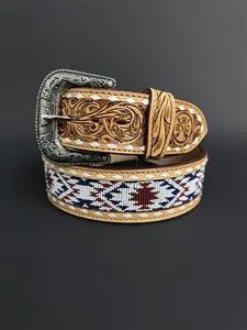 2” Inch Beaded Belt RCH-2041